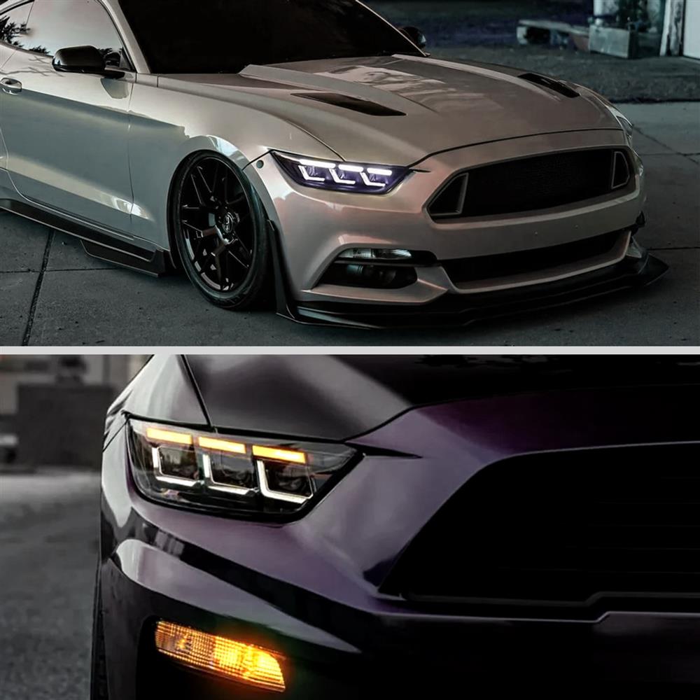2015-17 Mustang S650 Style LED Projector Headlights - Image 8