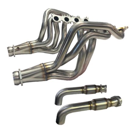 2024-2026 Mustang 5.0 Kooks 1-7/8" Long Tube Headers - Green Catted - Stainless