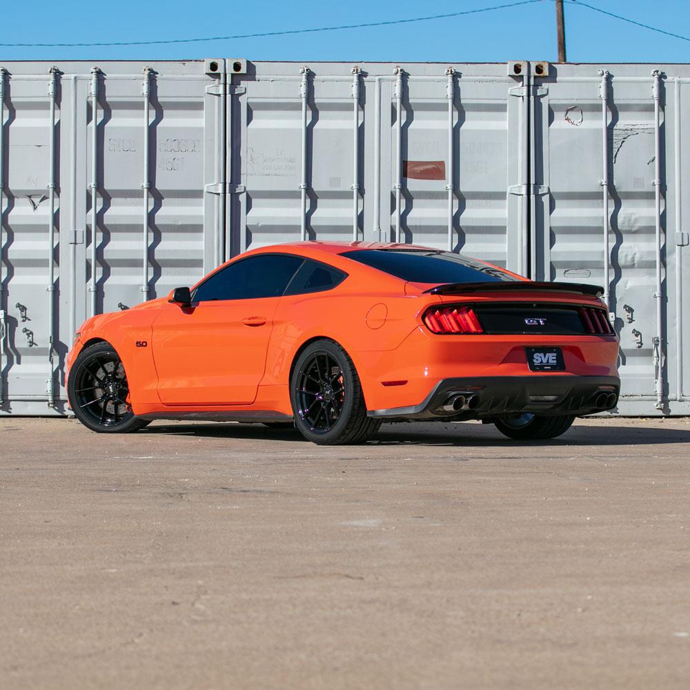 2015-26 Mustang SVE DHP1 Forged Wheel Kit - 19x10/11 - Black - Image 3