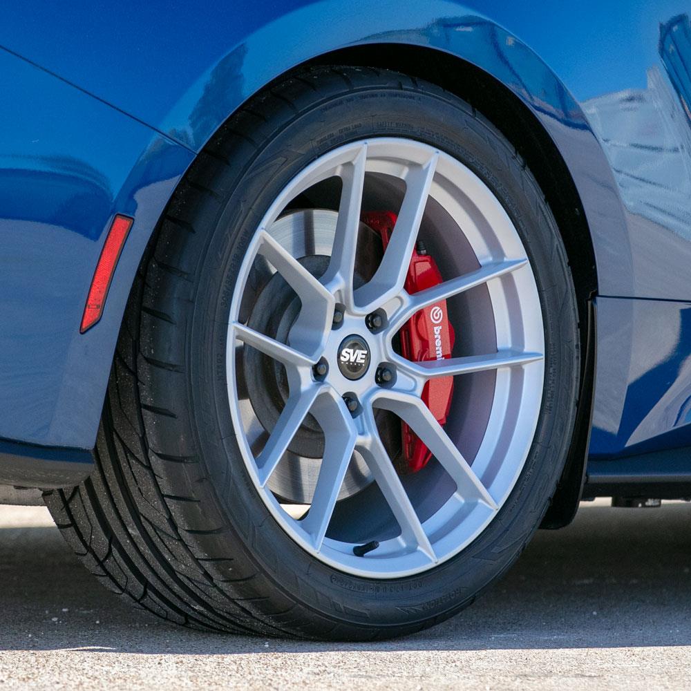2015-26 Mustang SVE DHP1 Forged Wheel Kit - 19x10/11 - Silver - Image 4
