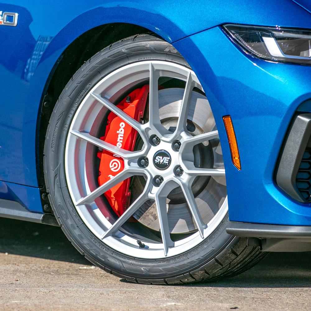2015-26 Mustang SVE DHP1 Forged Wheel Kit - 19x10/11 - Silver - Image 9