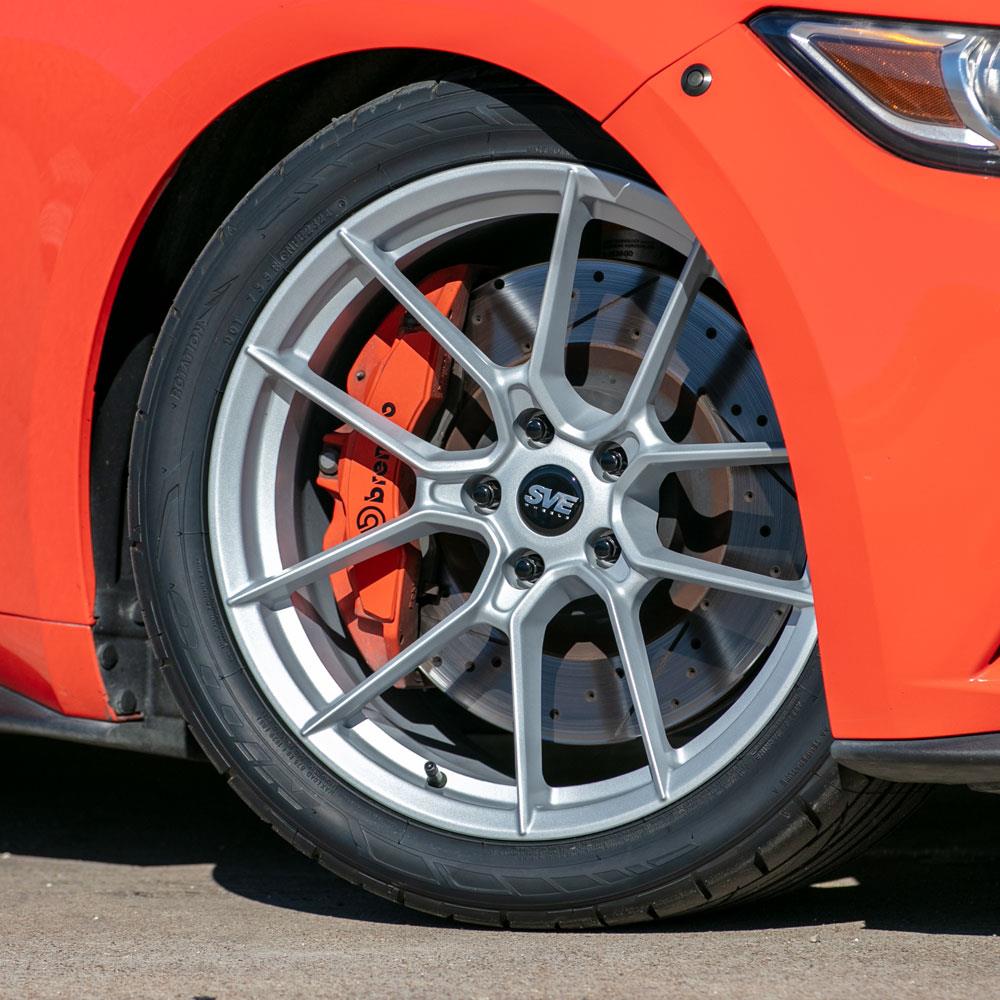 2015-26 Mustang SVE DHP1 Forged Wheel Kit - 19x10/11 - Silver - Image 7