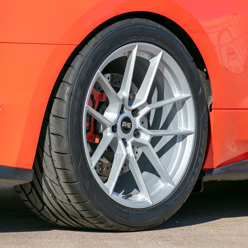 2015-26 Mustang SVE DHP1 Forged Wheel Kit - 19x10/11 - Silver - Image 3
