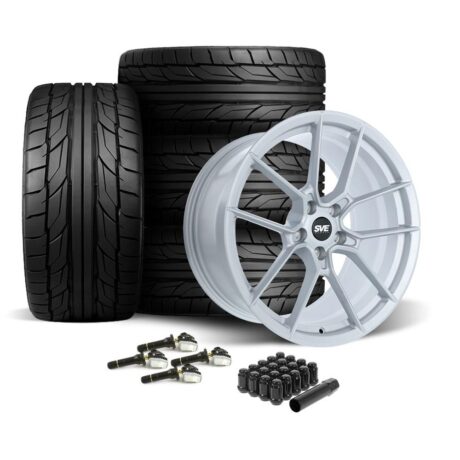 2024-26 Mustang SVE DHP1 Forged Wheel & Nitto Tire Kit - 19x10/11 - Silver