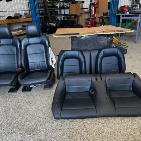 Ford Mustang California Special Seats Blue Leather Heated Cooled