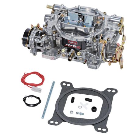 Mustang Edelbrock AVS2 650 CFM Carburetor w/ Electric Choke - Satin Finish 5.0L/5.8L