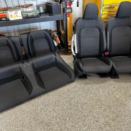 Ford Mustang GT Black Cloth Leather Seats Coupe