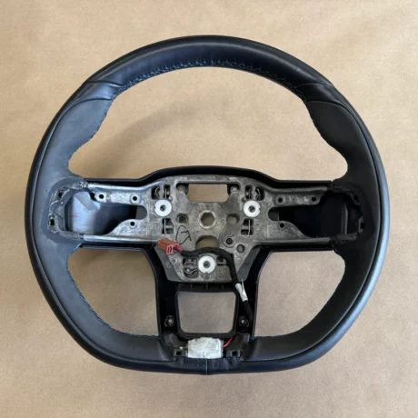 Ford Mustang Dark Horse Suede Leather Steering Wheel "Manual"