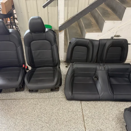 Ford Mustang GT Black Leather Coupe Front & Rear Seats