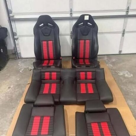 Perfect set of 11-14 GT500 Red Stripe Recaro Seats fronts and rears.
