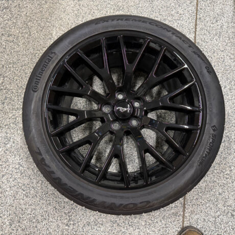 Mustang GT 5.0 19x9.5" Wheel Rim PP1 Rear 275/40/19 Continental