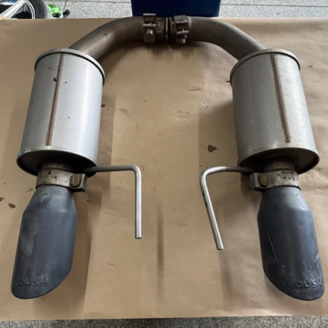 2015-2017 Ford Mustang GT 5.0L Roush Axle Back Exhaust Mufflers Black Tips