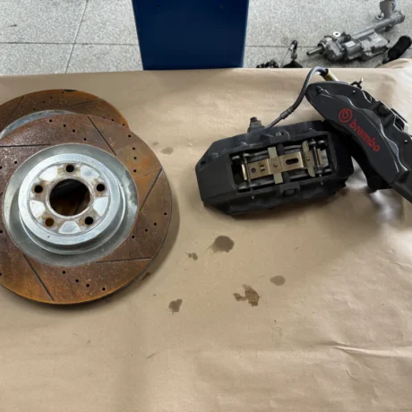 2015-2023 Ford Mustang GT Front 6 Piston BREMBO Brake Calipers Rotors 34k mi