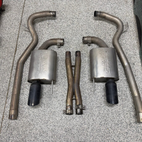 2015-2017 Ford Mustang GT Borla S-Type Cat-Back Exhaust Kit Black Tips