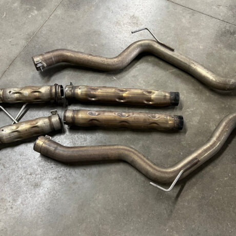 2015-2017 Mustang GT Stainless Works Cat Back Exhaust 3 inch Retro Chambered