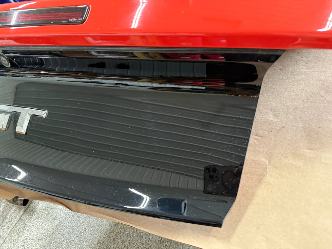 Ford Mustang GT Convertible Trunk Lid Panel Rear Decklid "Comp Orange" - Image 8