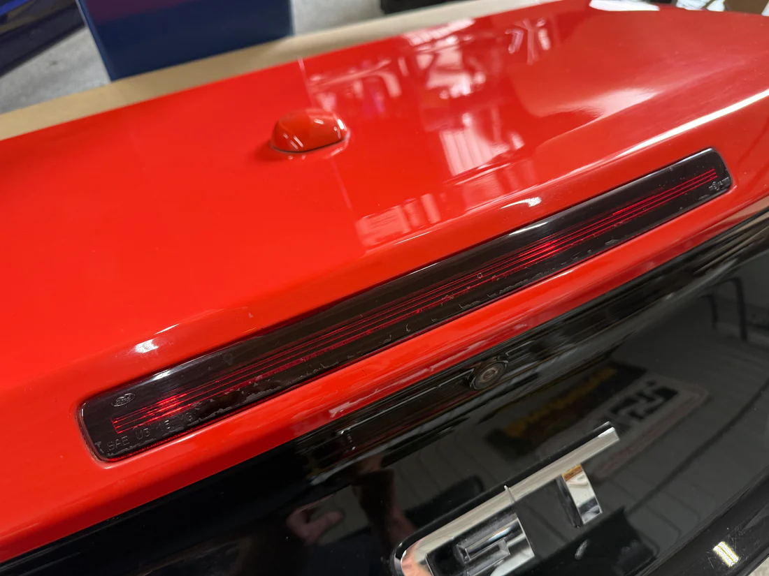 Ford Mustang GT Convertible Trunk Lid Panel Rear Decklid "Comp Orange" - Image 4