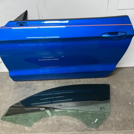 Ford Mustang GT EcoBoost LH Driver Side Door Complete w/Glass CA