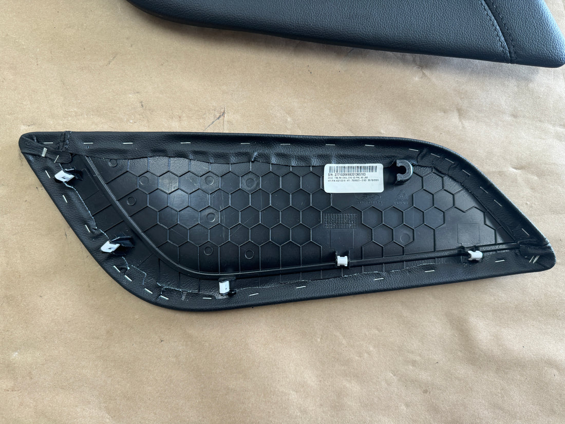 Mustang GT500 LH RH Passenger Driver Side Leather Knee Pad Panel - Image 3