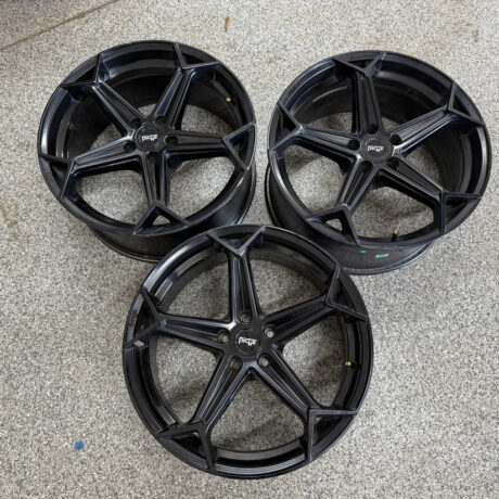 Ford Mustang Niche Arrow Black Wheels Set of 3 20x9"