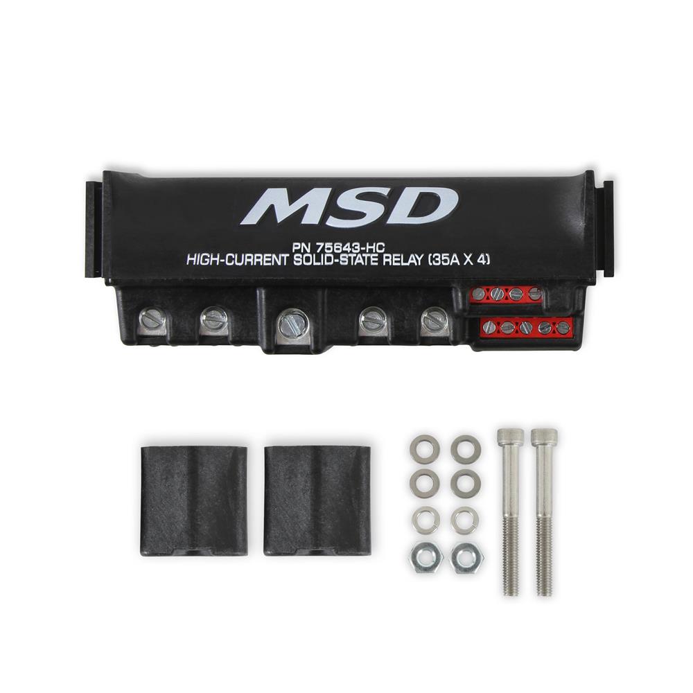MSD High Current Solid State Relay Block - Black
