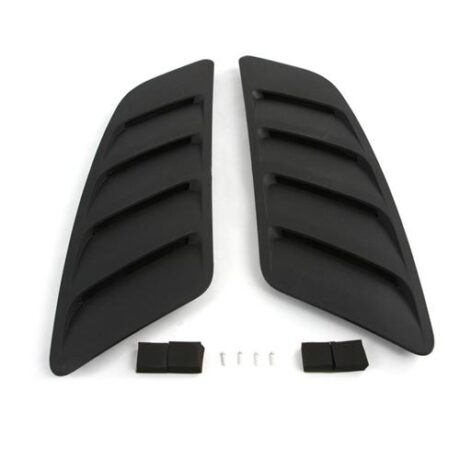 Mustang Roush Heat Extractor Hood Inserts Black